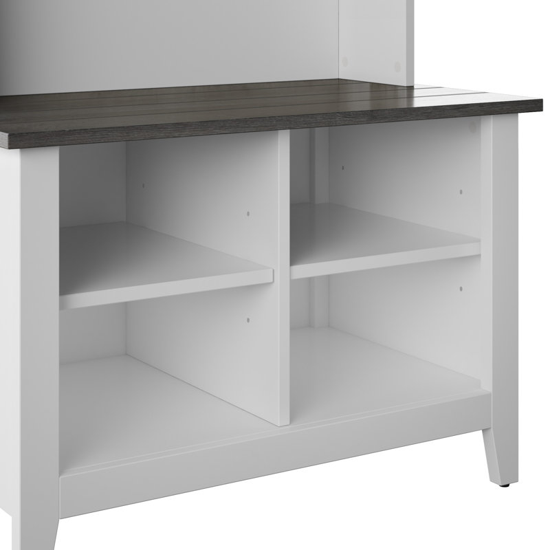 Laurel Foundry Modern Farmhouse Jaydon Hall Tree with Bench and Shoe